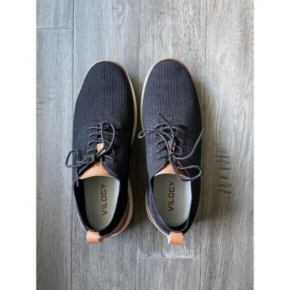 🆕VILOCY Men's Black Casual Dress Oxfords Business Mesh Breathable Sneakers - Picture 11 of 11